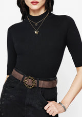 Eira Mushroom Buckle Belt