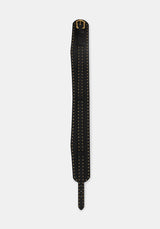 Brux Rivet Detail Buckled Waist Belt
