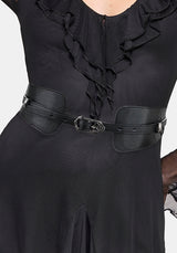 Cathedral Buckle Waist Belt