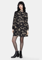 Lacelle Cotton Button Up Long Sleeve Mini Dress
