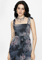 Ophelie Chiffon Tiered Maxi Dress