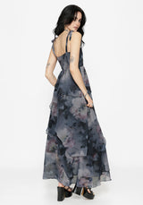 Ophelie Chiffon Tiered Maxi Dress