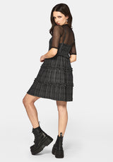 Caledon Check Gauze Cami Mini Dress