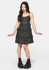 Caledon Check Gauze Cami Mini Dress