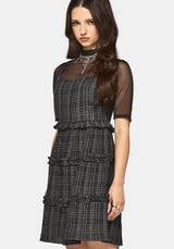 Caledon Check Gauze Cami Mini Dress
