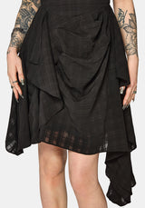 Vivienne Checked Ruched Mini Dress