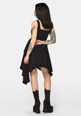 Vivienne Checked Ruched Mini Dress