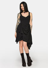 Vivienne Checked Ruched Mini Dress