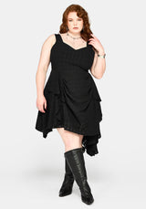 Vivienne Checked Ruched Mini Dress