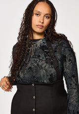 New Age Halter Neck Pinafore Midi Dress - Black