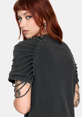 Zuri Distressed Mini Dress
