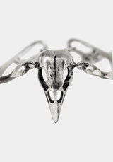 Corvus Bird Skull Bracelet Set
