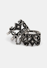 Velma Chain Linked Ring Set