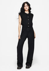 Sophia Cable Knit Wide Leg Trouser