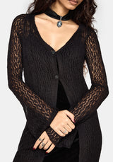 Adara Longline Fine Knit Cardigan