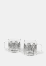Cathedral Glass Mug (2 Piece Set)