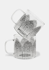 Cathedral Glass Mug (2 Piece Set)