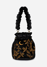Instar Butterfly Embroidered Bucket Bag