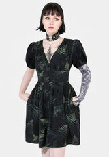 Fernery Button Up Corset Mini Dress