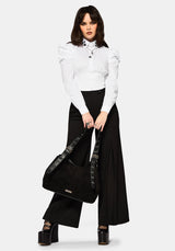 Fleux Embroidered Corset Detail Shirt