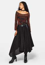 Allegra Flock Off The Shoulder Bodysuit