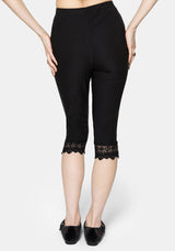 Deva Lace Trim Capri Trouser