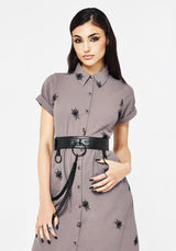 Calliope Chain Belt - Black