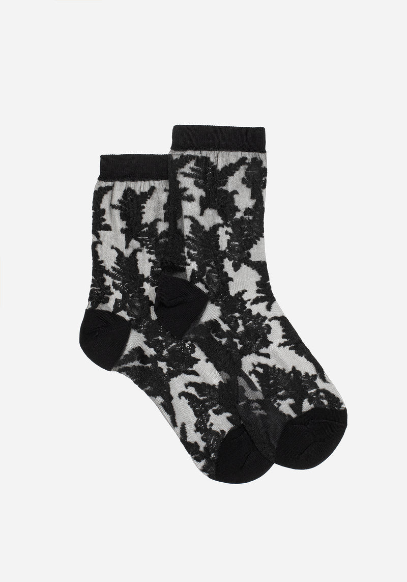 Esoteric Fern Lace Socks