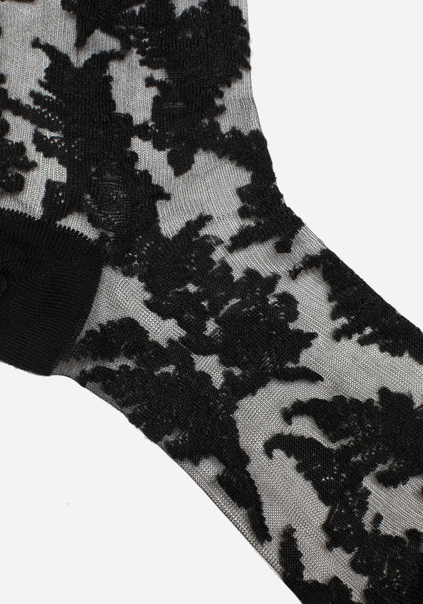 Esoteric Fern Lace Socks