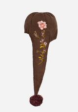 Liora Moth Floral Pom Pom Hat