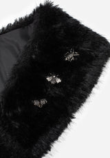 Aven Bug Faux Fur Scarf Collar