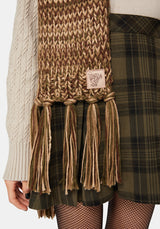 Daphne Frog Patch Cable Scarf