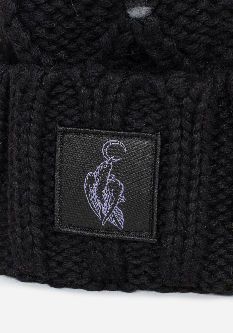 Layla Criss Cross Bobble Hat