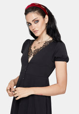 Silas Snake Velvet Padded Aliceband