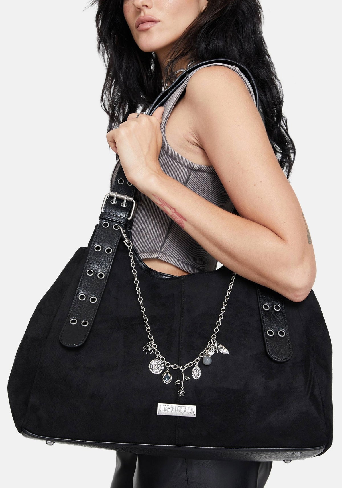 Draven Rat & Spider Bag Chain