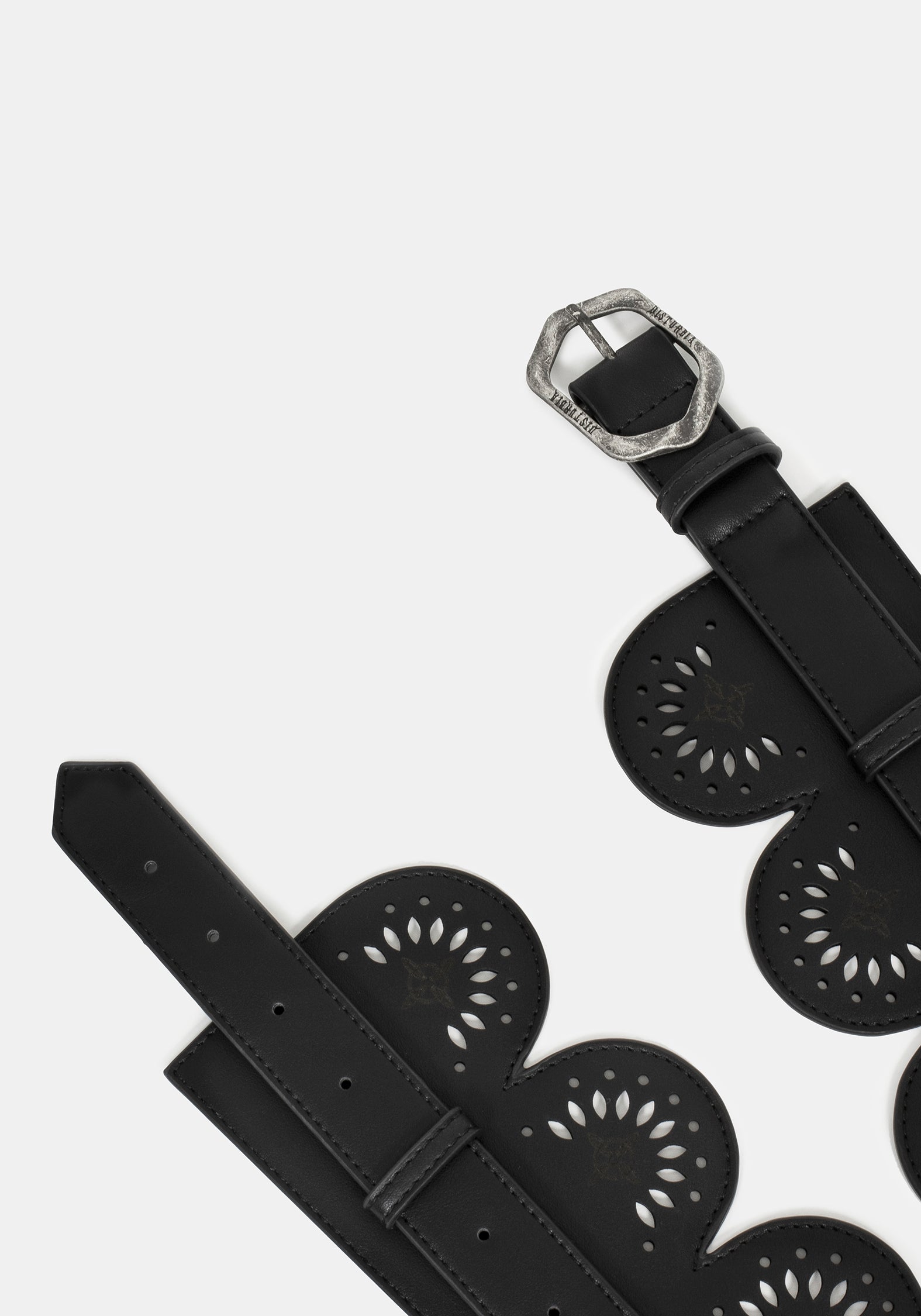 Atha Witches Knot Scallop Cut Out Waist Belt