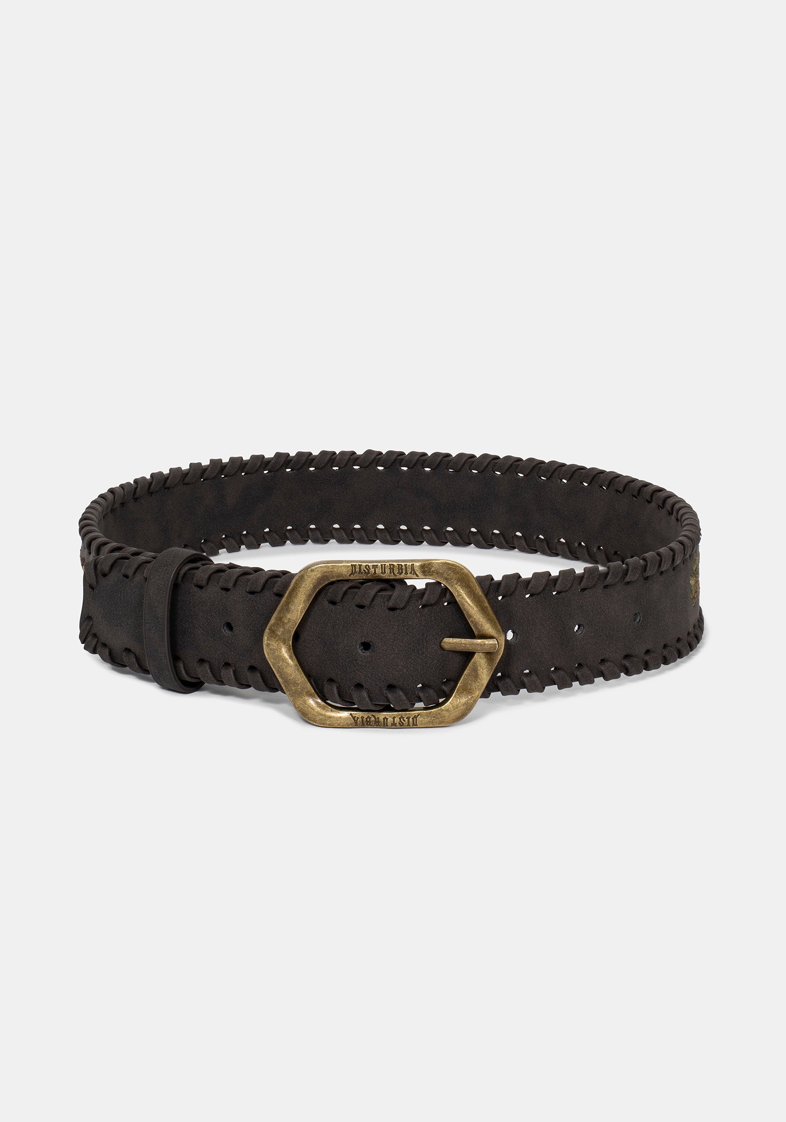 Nettle Whipstitch Floral Embroidered Belt