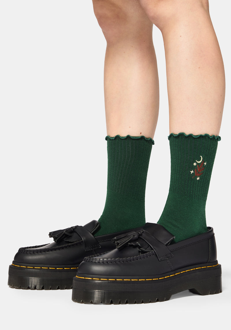 Abellona Embroidered Socks