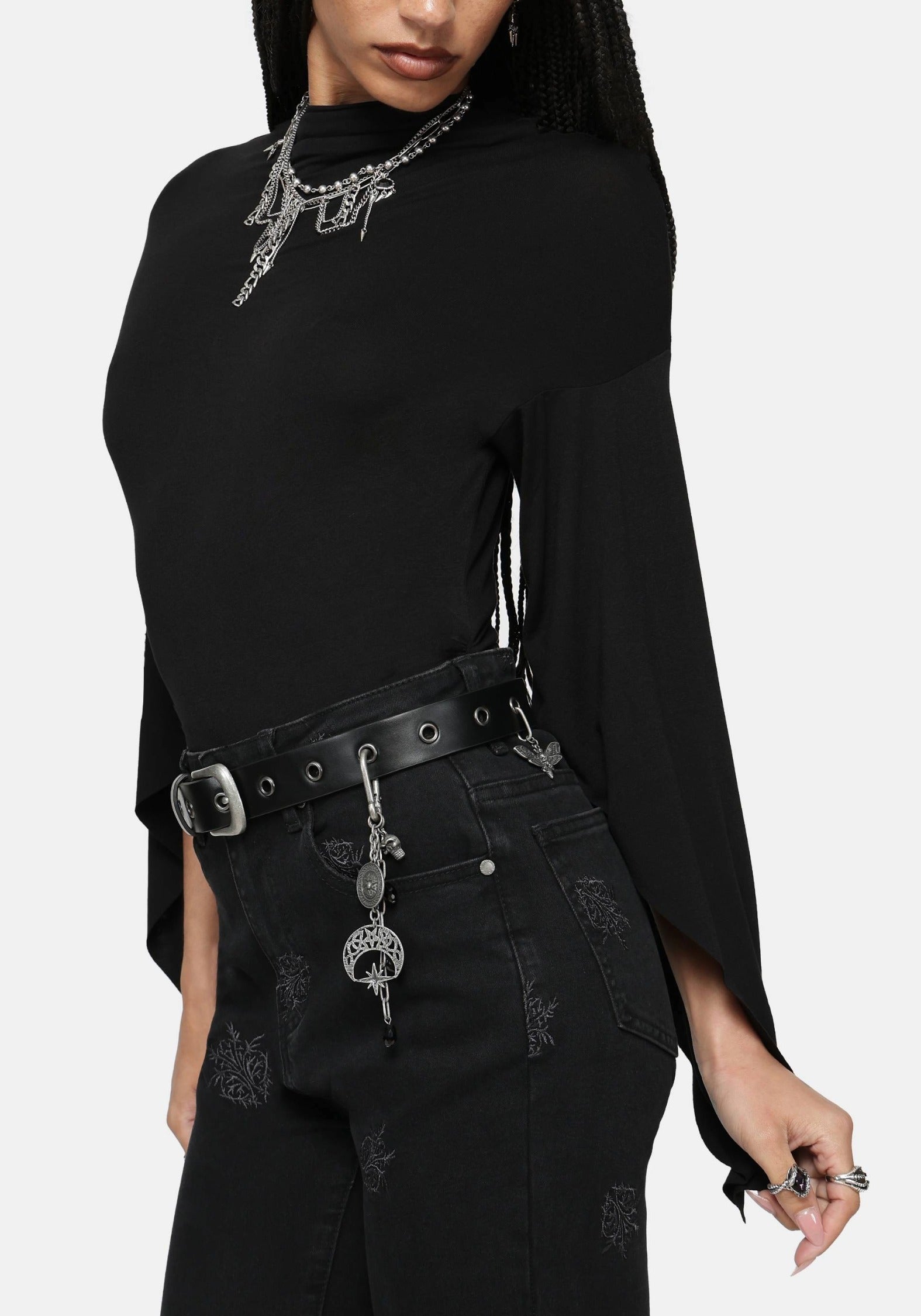 Phate Eyelet Charm Belt
