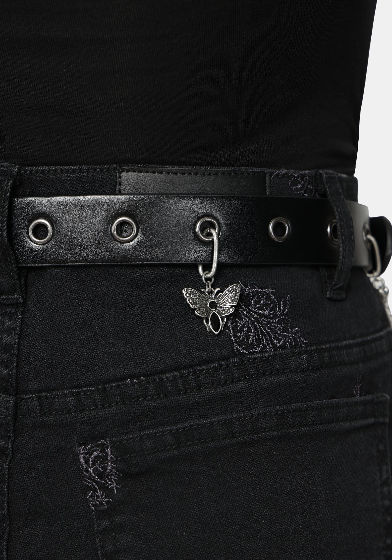 Phate Eyelet Charm Belt