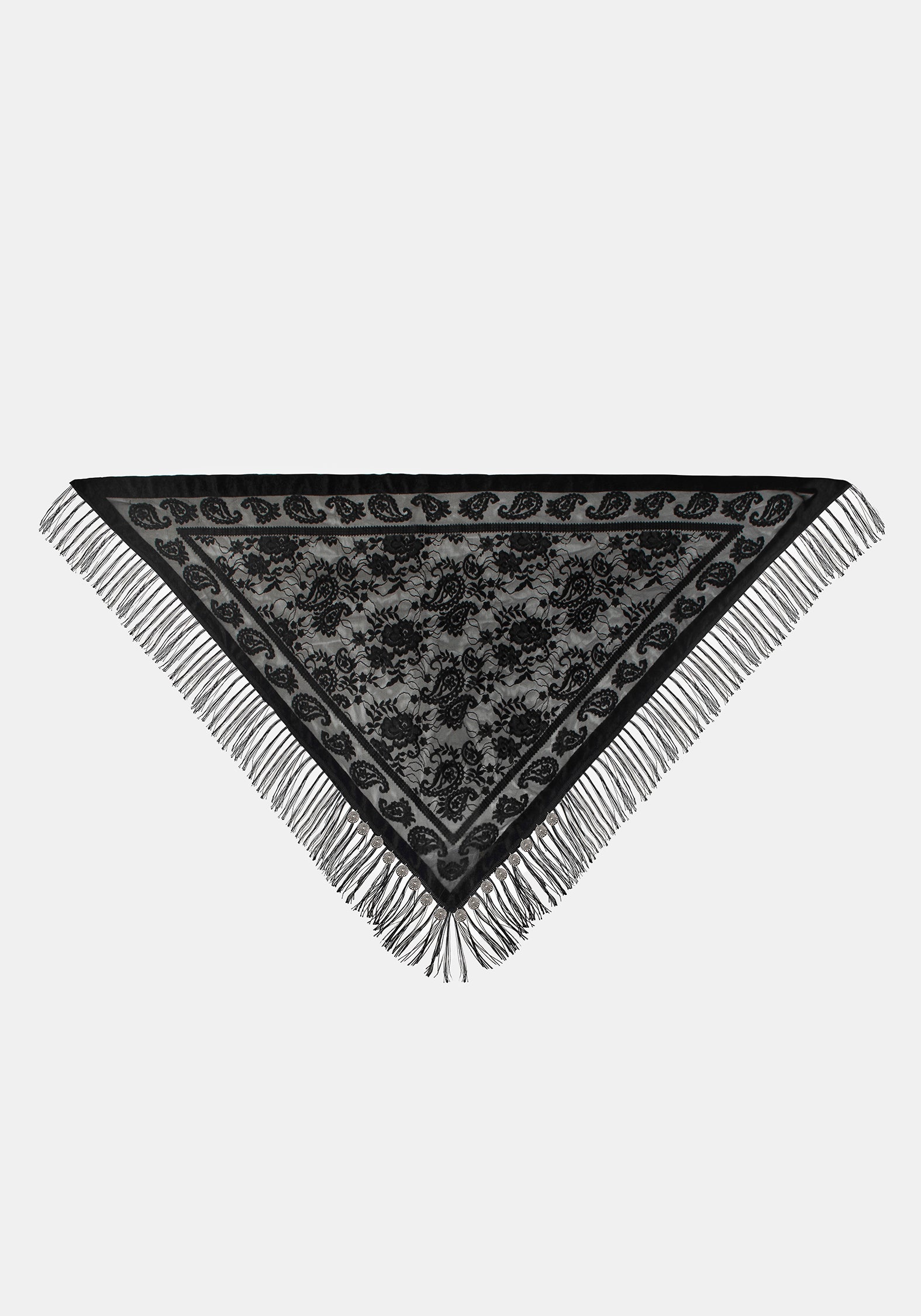 Opulent Coin Devore Scarf