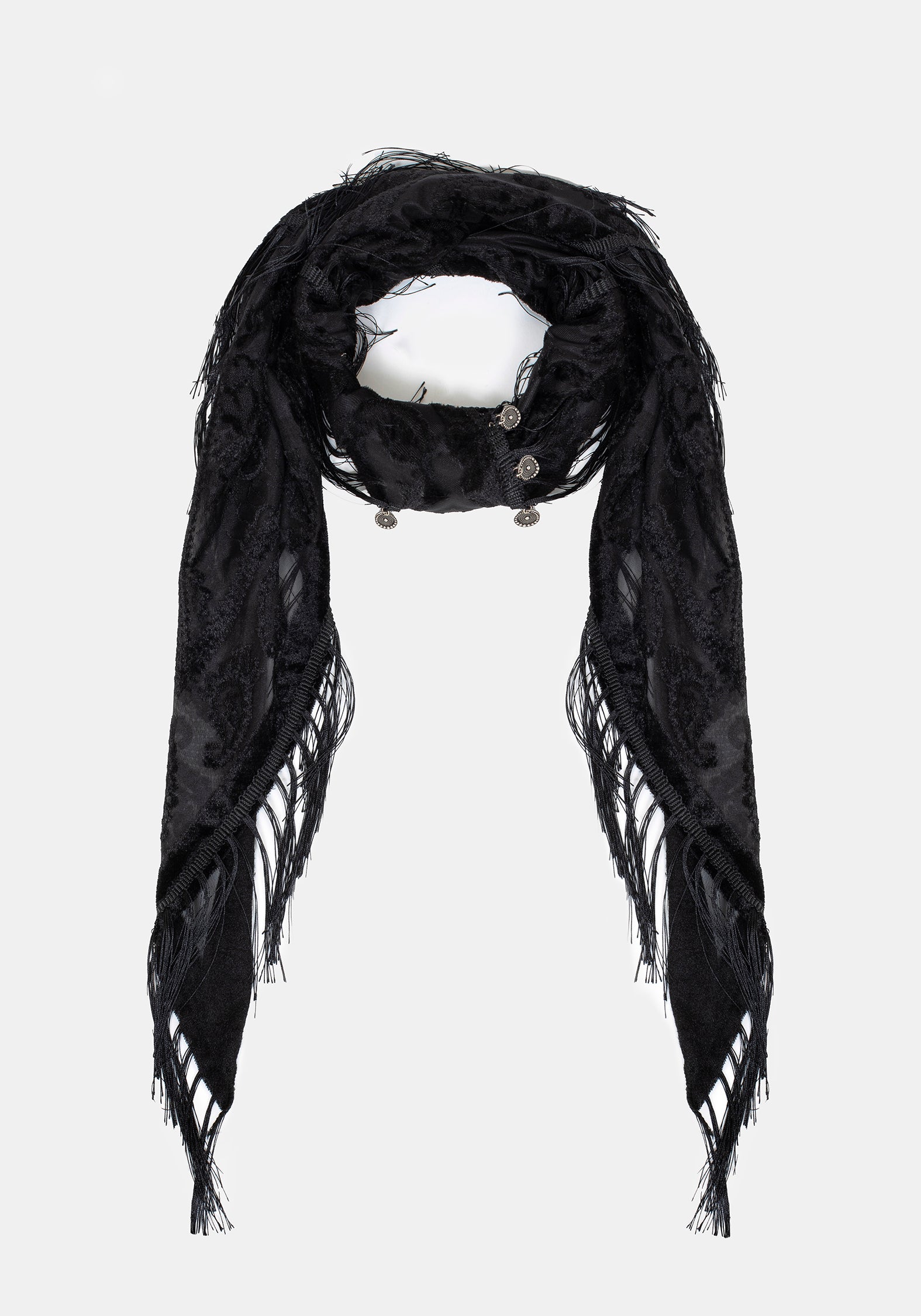 Opulent Coin Devore Scarf