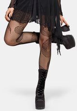 Nightlore Snake Print Tights