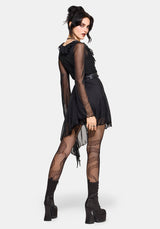 Nightlore Snake Print Tights