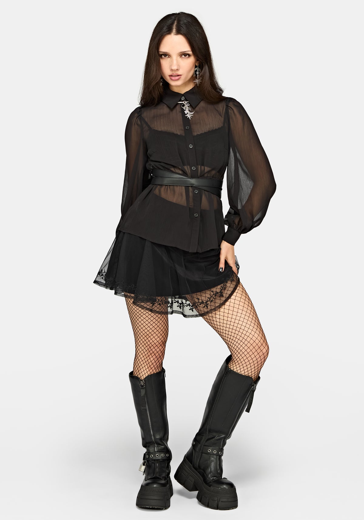 Natalia Cross Over Bow Back Waist Belt