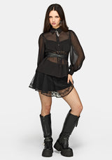 Natalia Cross Over Bow Back Waist Belt