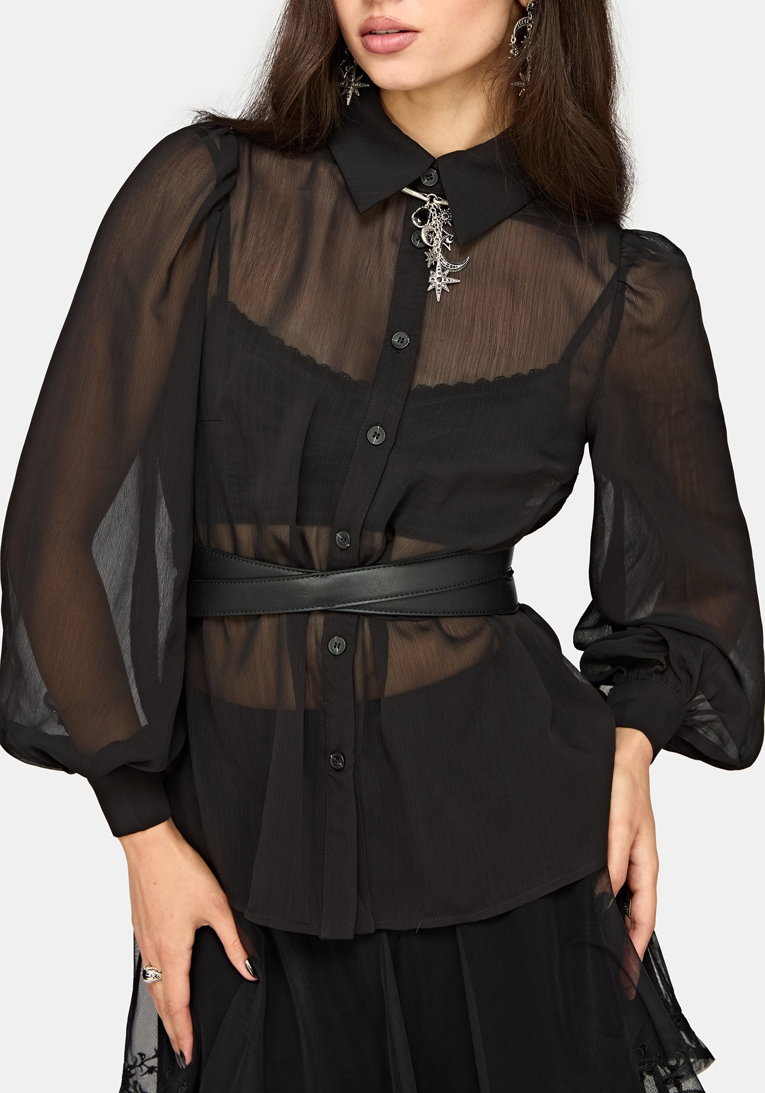 Natalia Cross Over Bow Back Waist Belt
