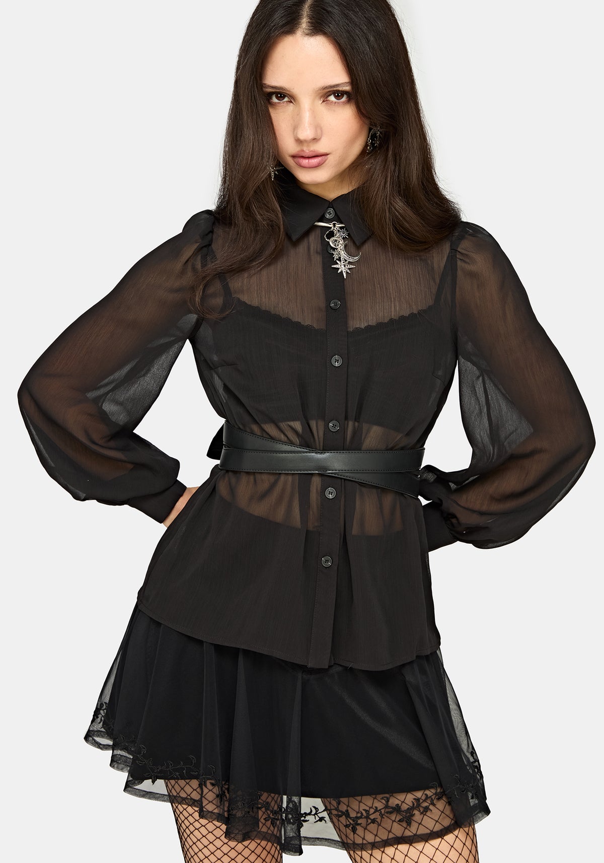 Natalia Cross Over Bow Back Waist Belt