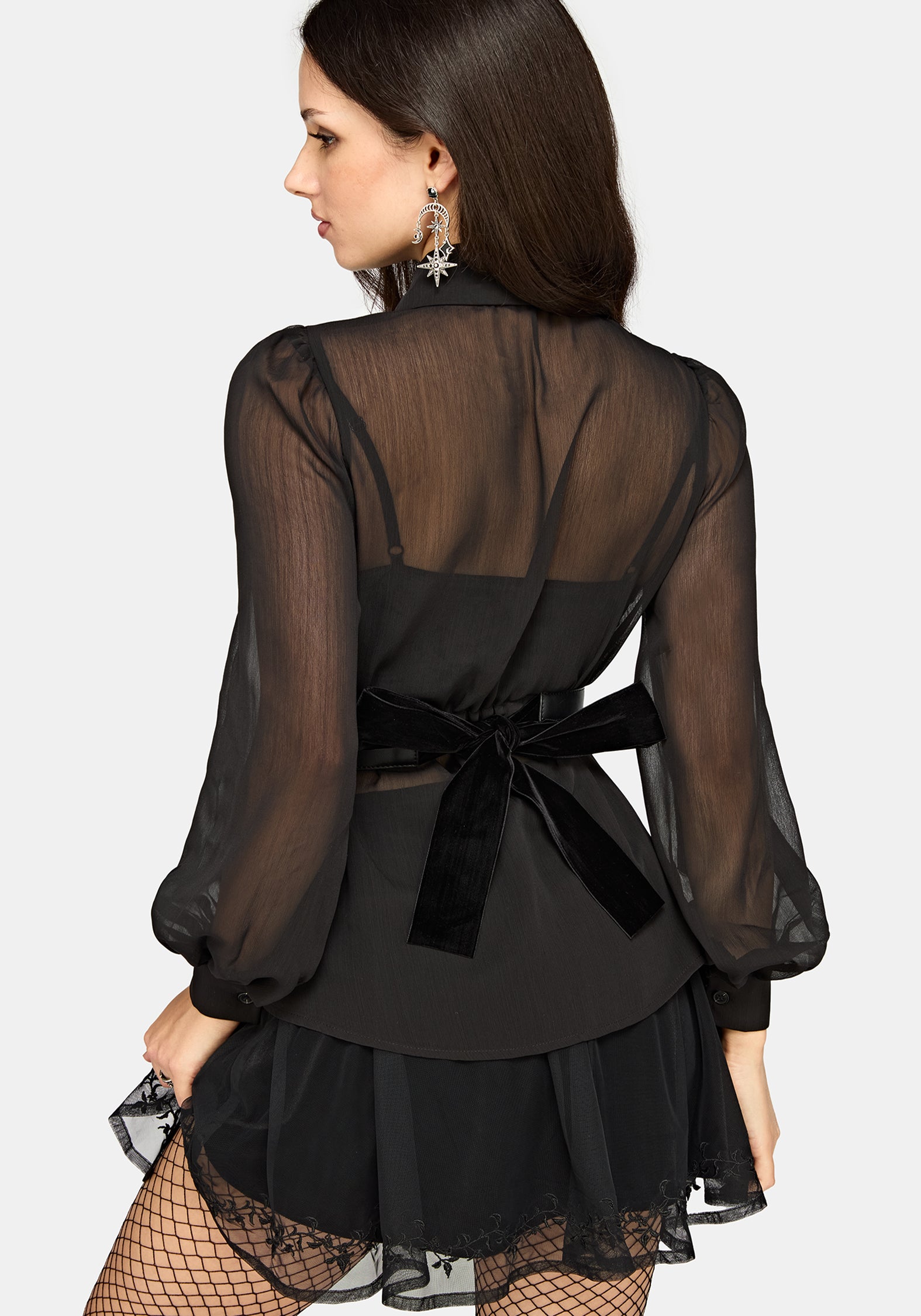 Natalia Cross Over Bow Back Waist Belt