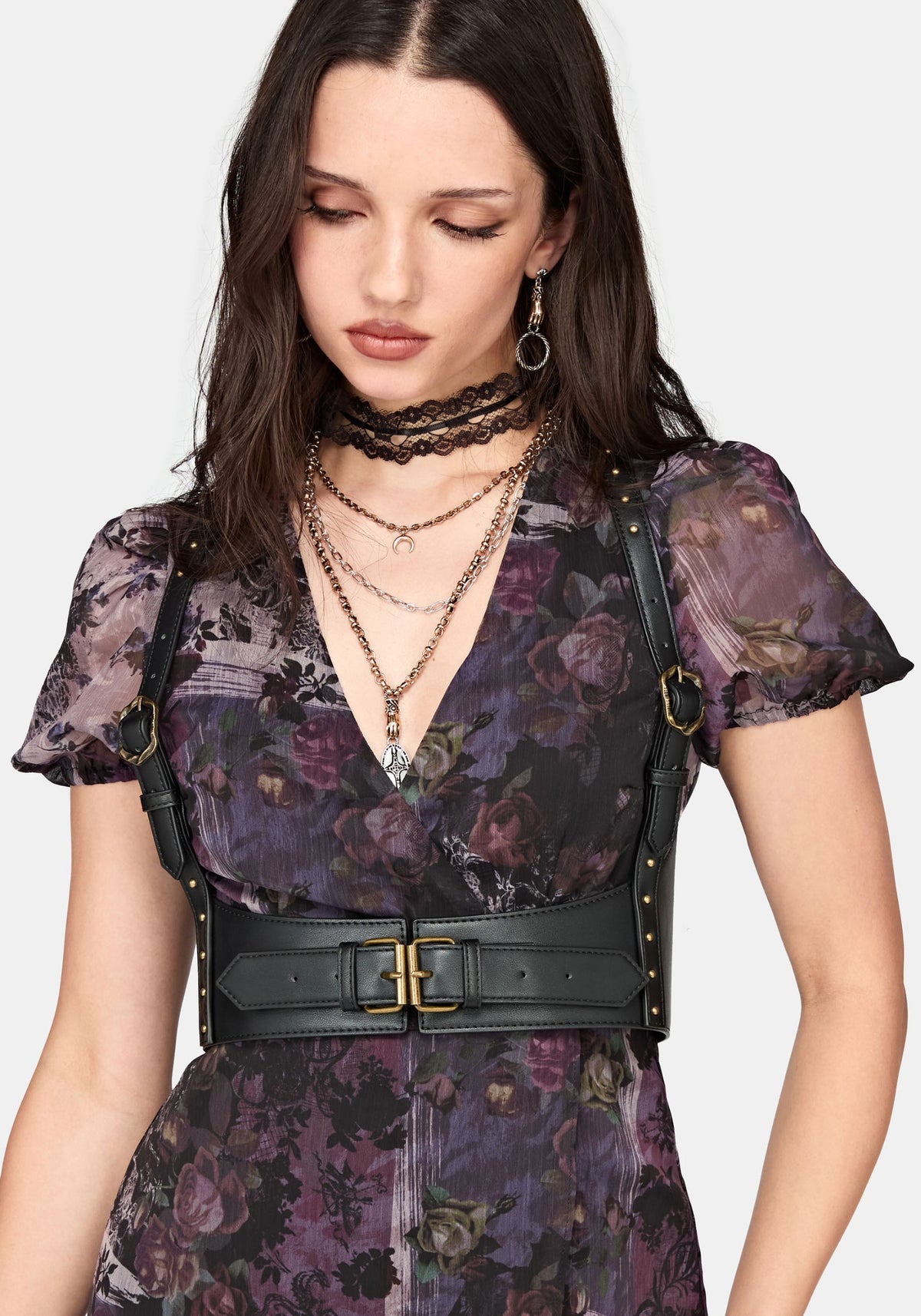 Claudi Studded Buckle Harness